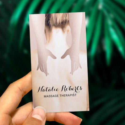 マッサージセラピー気に体健康スパカイロプラクター 名刺