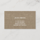 マッサージセラピー白熱［赤熱］光を放つロータスヒーリングサロンラップ 名刺 (裏面)