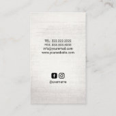 マッサージセラピー霊気エナジーヒーリングスパ 名刺 (裏面)