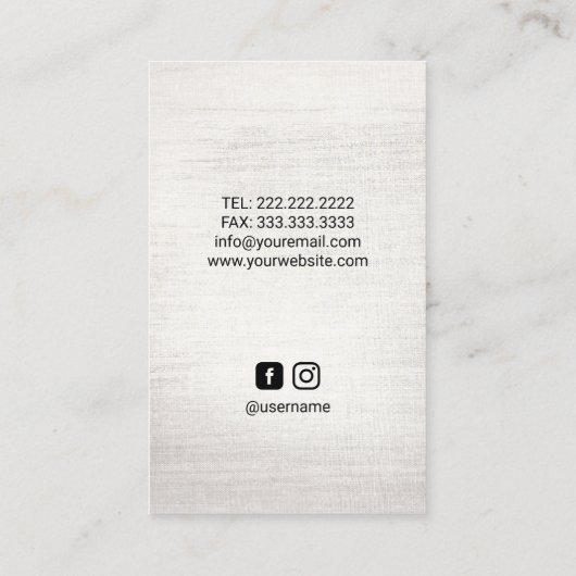 マッサージセラピー霊気エナジーヒーリングスパ 名刺 (裏面)