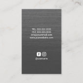 マッサージセラピー霊気エナジーヒーリングハンド 名刺 (裏面)