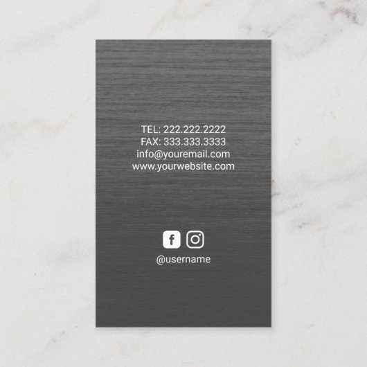 マッサージセラピー霊気エナジーヒーリングハンド 名刺 (裏面)