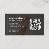 マッサージセラピー霊気実践者カイロプラクター 名刺 (正面)