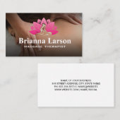 マッサージセラピー | スパロゴ 名刺 (正面/裏面)