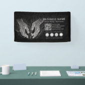 マッサージセラピー ヒーリングハンド エナジースパ ウェルネス 横断幕 (トレードショー)