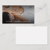 マッサージセラピー | 健康衛生 名刺 (正面/裏面)