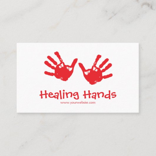 マッサージセラピー 名刺 (正面)