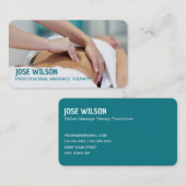 マッサージセラピー 名刺 (正面/裏面)