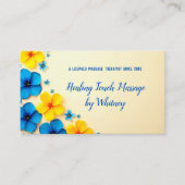 マッサージセラピー 名刺 (正面)