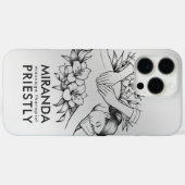 マッサージセラピー 癒しの手 エネルギースパ ウェルネス Case-Mate iPhoneケース (裏面 (横))