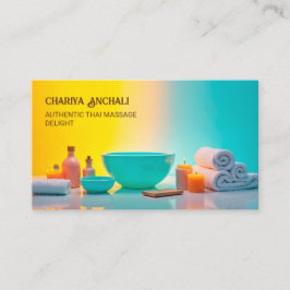 👍マッサージセラピーQR 名刺