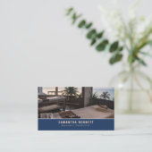 マッサージテーブル、マッサージセラピスト 名刺 (スタンド正面)