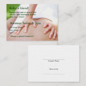 マッサージハンド付き紹介カード 紹介カード (正面/裏面)