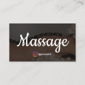 マッサージホリスティック霊気リフレクソロジーカイロプラクティック 名刺 (裏面)