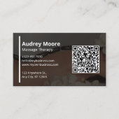 マッサージホリスティック霊気リフレクソロジーカイロプラクティック 名刺 (正面)