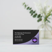 マッサージモダンサービスアポイントメントテンプレート 予約カード (スタンド正面)