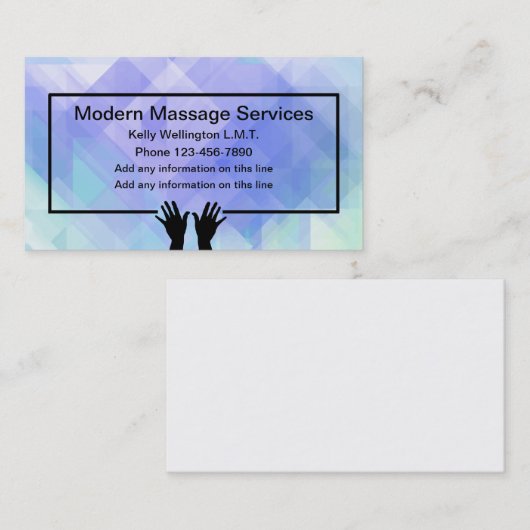 マッサージモダンサービス 名刺 (正面/裏面)