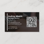 マッサージモダンセラピーQRコード 名刺 (正面)