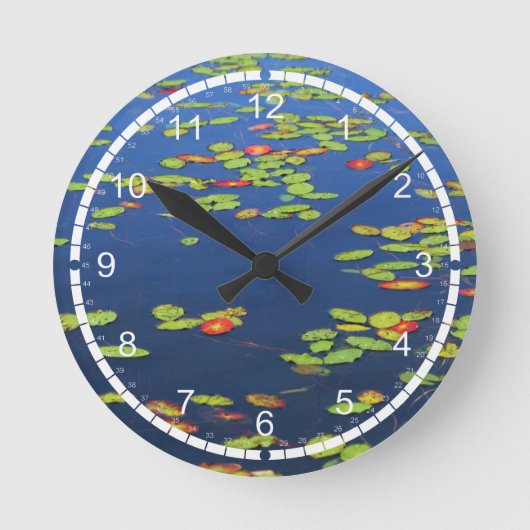 マッサージルームクロック ラウンド壁時計 (正面)