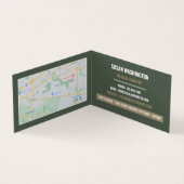 マッサージロゴ、マッサージセラピスト、パーラーロイヤリティ 名刺 (内部)