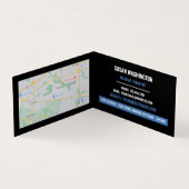 マッサージロゴ、マッサージセラピスト、パーラーロイヤリティ 名刺 (内部)