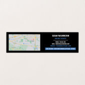 マッサージロゴ、マッサージセラピスト、パーラーロイヤリティ 名刺 (内部フラット)