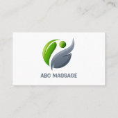 マッサージ代替ホリスティック統合 名刺 (裏面)