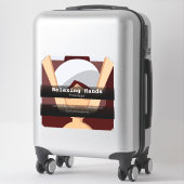 マッサージ会社の車両広告ビジネス シール (スーツケース)