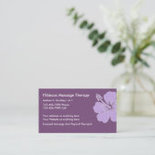 マッサージ及びフィジカルセラピー 名刺 (スタンド正面)