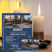 マッサージ台、マッサージセラピー、マッサージパーラー チラシ