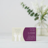 マッサージ名刺 名刺 (スタンド正面)