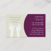 マッサージ名刺 名刺 (正面)