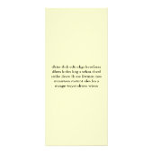 マッサージ手は支持します ラックカード (裏面)