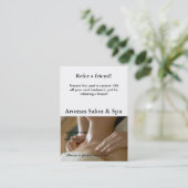 マッサージ手を搭載する紹介カード 紹介カード (スタンド正面)