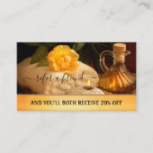 マッサージ美しい紹介フレンドカードを教える 紹介カード (正面)