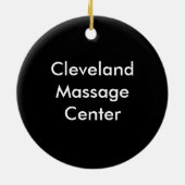 マッサージ進行中陰陽ドアハンガー セラミックオーナメント (裏面)