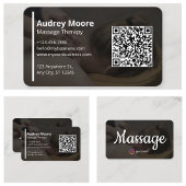 マッサージ霊気リフレクソロジーカイロプラクティックホリスティック 名刺