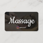 マッサージ霊気リフレクソロジーカイロプラクティックホリスティック 名刺 (裏面)