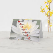 マッサージ カード (黄色い花)