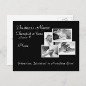 マッサージ/ボディワークのプロモーションポストカード ポストカード (正面/裏面)