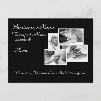 マッサージ/ボディワークのプロモーションポストカード ポストカード