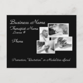 マッサージ/ボディワークのプロモーションポストカード ポストカード (正面)