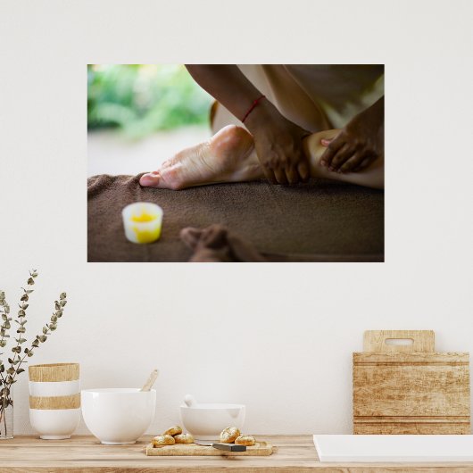 マッサージ ポスター (キッチン)