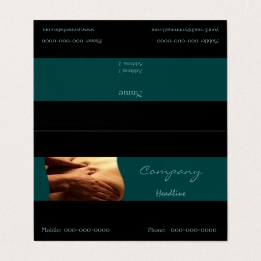 マッサージ 名刺 (外部フラット)