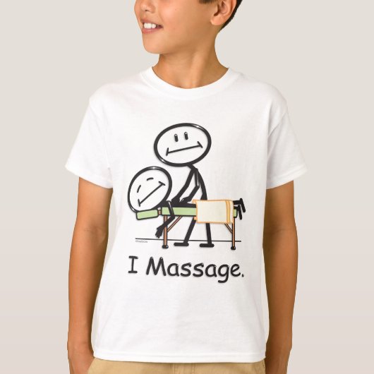マッサージ Tシャツ (正面)
