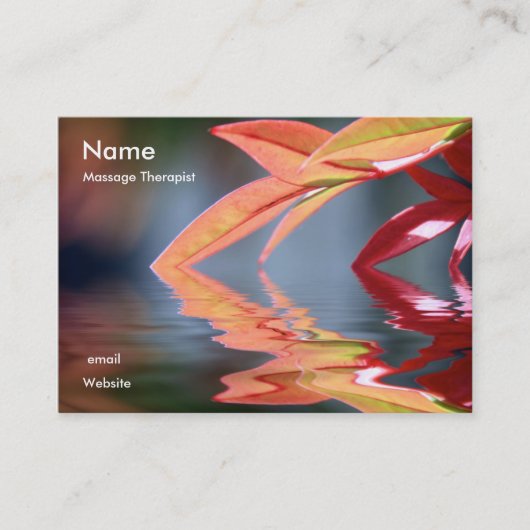 マッサージTherapis… 予約カード (正面)