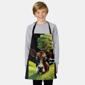 マッサーモージ用のニング エプロン (着用した状態)