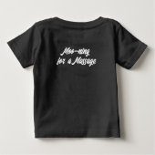 マッサーモージ用のニング ベビーTシャツ (裏面)
