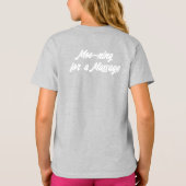 マッサーモージ用のニング Tシャツ (裏面)