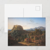 マッサ・ディ・カララの城と風景 ポストカード (正面/裏面)